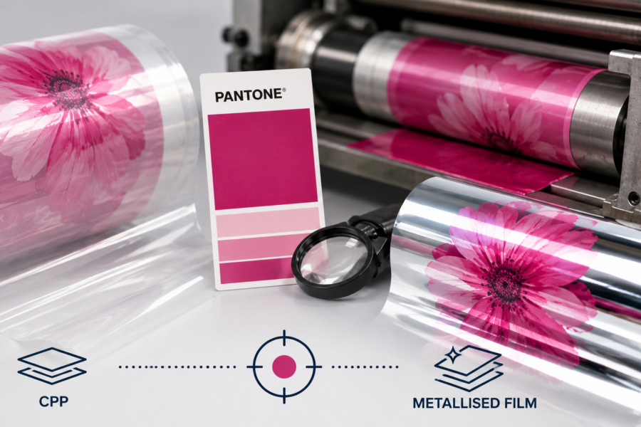 Pantone matching flexo printing