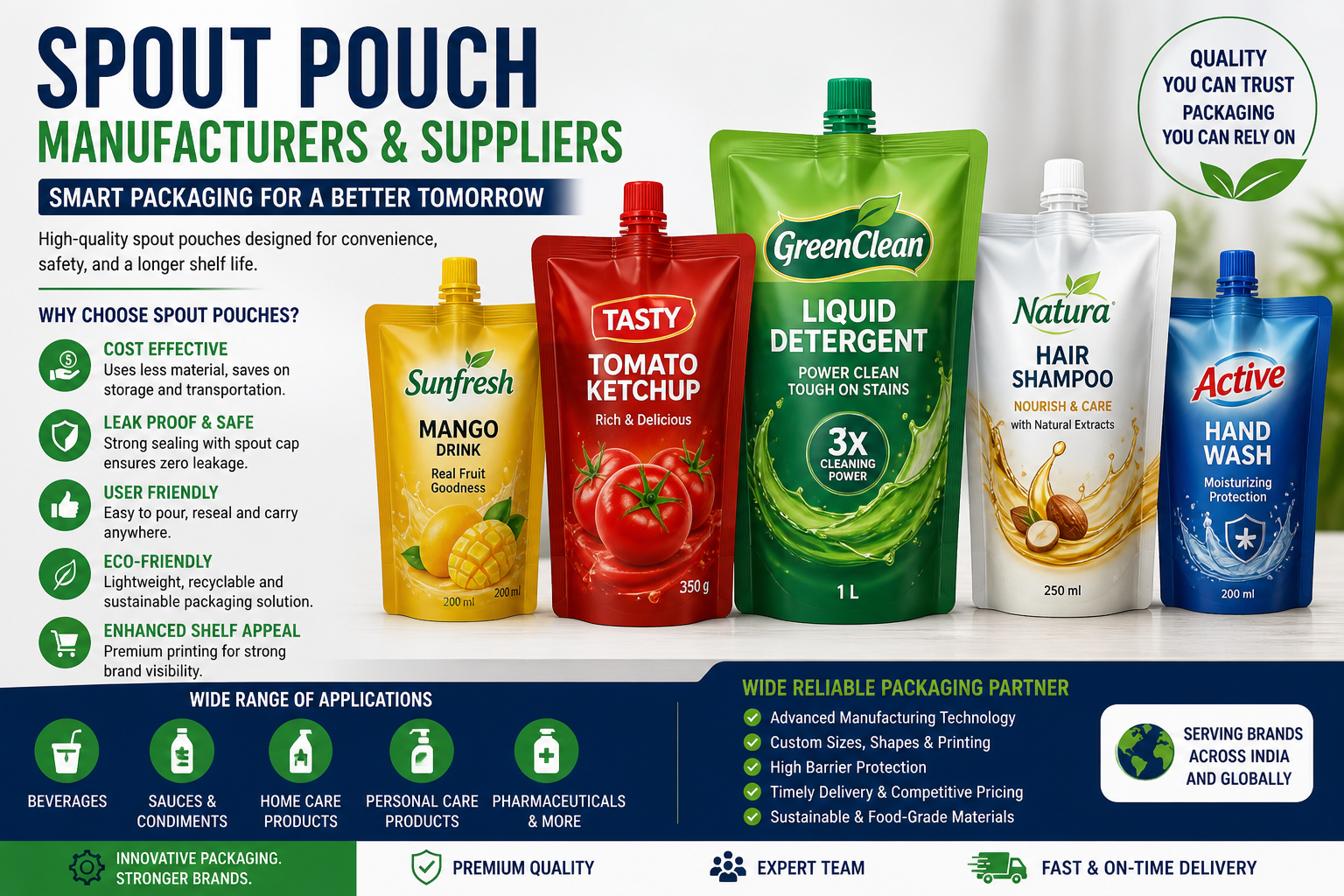 Spout Pouch Manufacturers and Suppliers